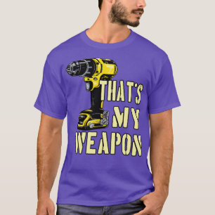 Camiseta Arma de Artesã de Máquinas de Furar