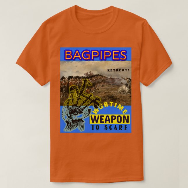 Camiseta Arma de Bagucas da Guerra 1 (Frente do Design)