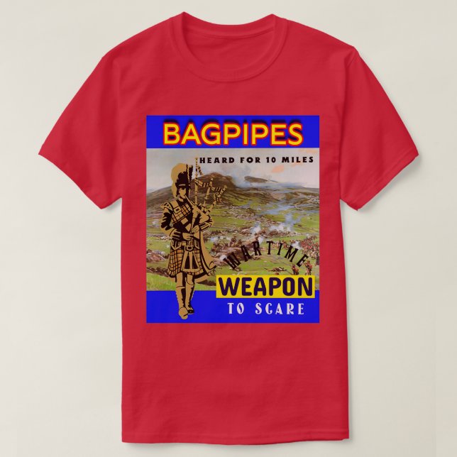 Camiseta Arma de Bagucas da Guerra 6 (Frente do Design)