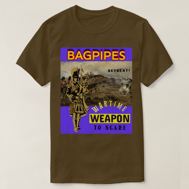 Camiseta Arma de Bagucas da Guerra 8 (Frente do Design)