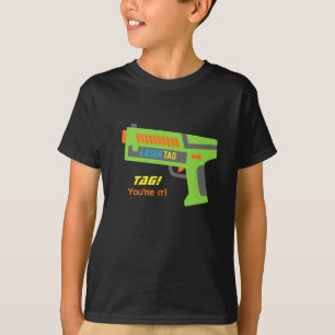 Camiseta Arma de Brinquedo de Laser Tag para Crianças