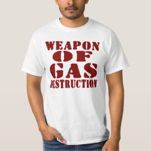 Camiseta Arma De Destruição De Gás