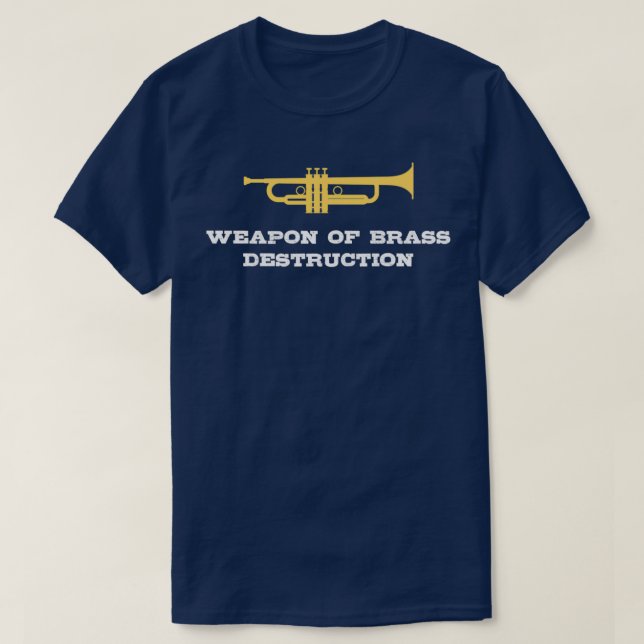 Camiseta Arma De Destruição Do Brass  (Frente do Design)