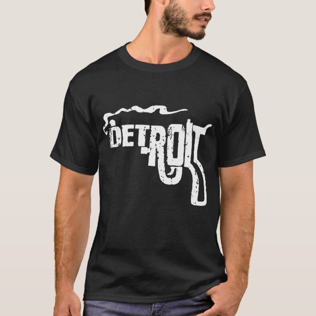 Camiseta Arma de Detroit Philadelphfia sempre ensolarada (Frente)