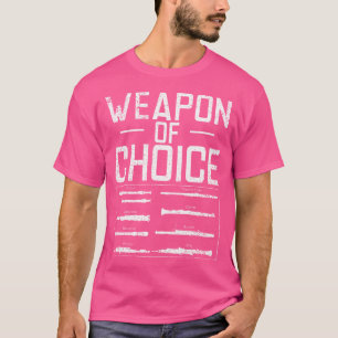 Camiseta Arma De Escolha De Flauta Engraçado