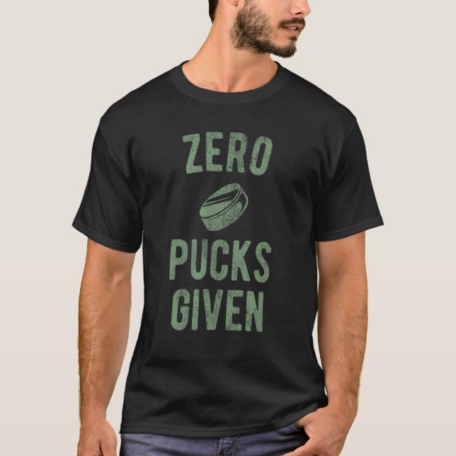 Camiseta Arma de Hockey - Zero Pucks Dado 1 (Frente)