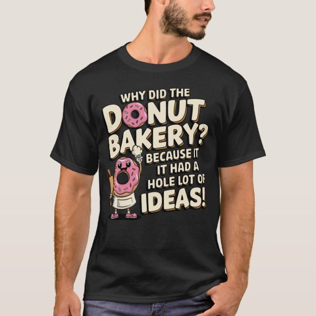 Camiseta Arma de padaria de Rosquinha engraçada - Presentes (Frente)