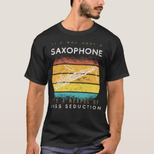Camiseta Arma de Sedução em Massa Chá Saxofone - Serenata