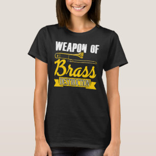 Camiseta Arma Do Trombo Do Jogador De Trombo De Destruição 