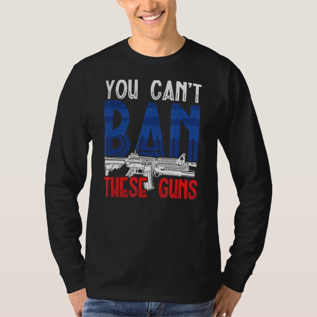 Camiseta Arma Engraçada De Controlo De Armas (Frente)