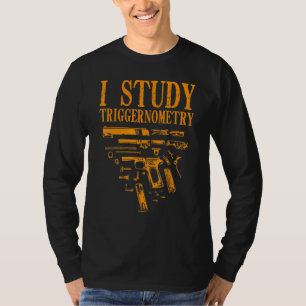 Camiseta Arma Para Homens Eu Estudo Arranjo