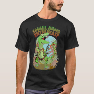 Camiseta Arma Rex Dinossaur Entusiasta de Armas Pequenas