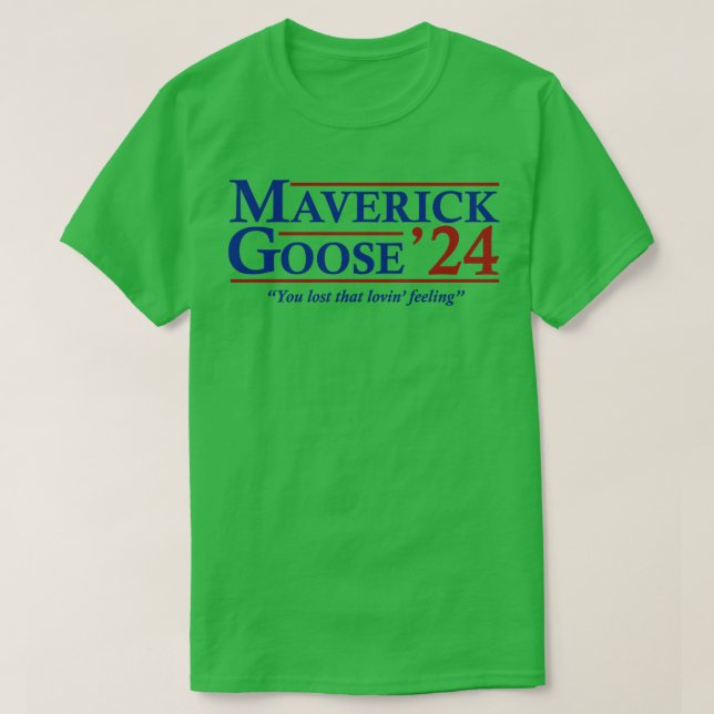 Camiseta Arma Superior Eleitoral de Maverick e Goose 2024 (Frente do Design)