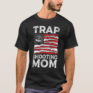 Camiseta Armadilha Atirando da Mãe Direitos de Arma da Mãe