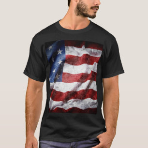 Camiseta Armadilha de bandeira americana.
