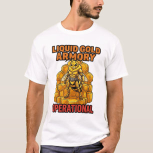 Camiseta Armadilha de Ouro Líquido Abelha Operacional