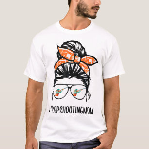 Camiseta Armadilhas Atirando Óculos De Cabelo De Arma Da Mã