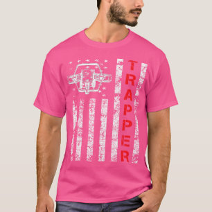 Camiseta Armadilhas Com Bandeira Americana E Armadilha De C