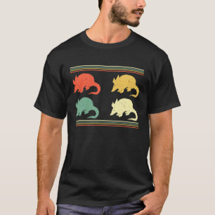 Camiseta Armadillo Animal Colorir Armadilos