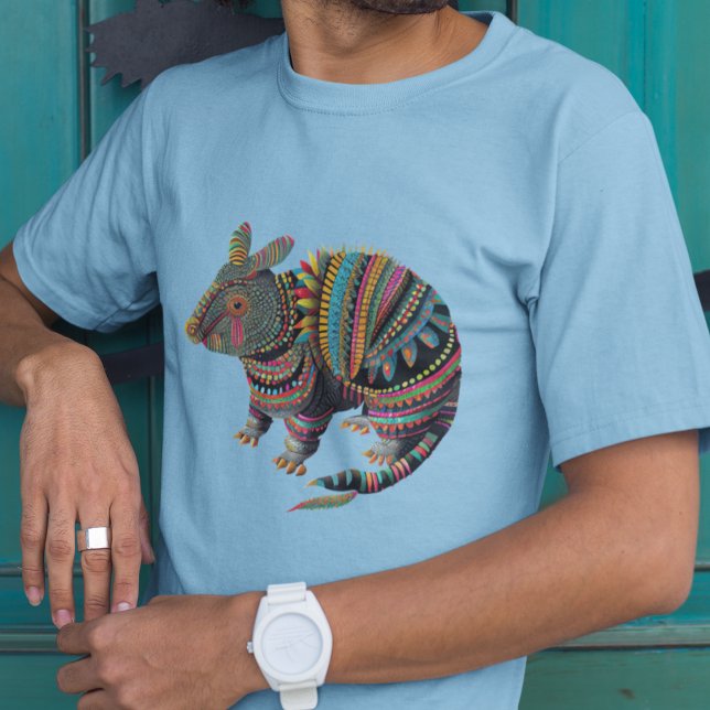 Camiseta Armadillo Espírito Animal (Criador carregado)