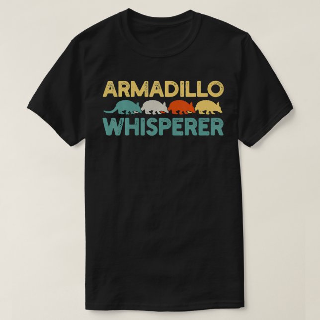 Camiseta Armadillo Funny Retro Gift  (Frente do Design)
