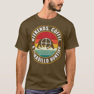 Camiseta Armadillo Hunter Weekends Café e Armadillo Hun