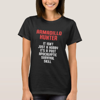 Camiseta Armadillo Hunting Season Morning Engraçado