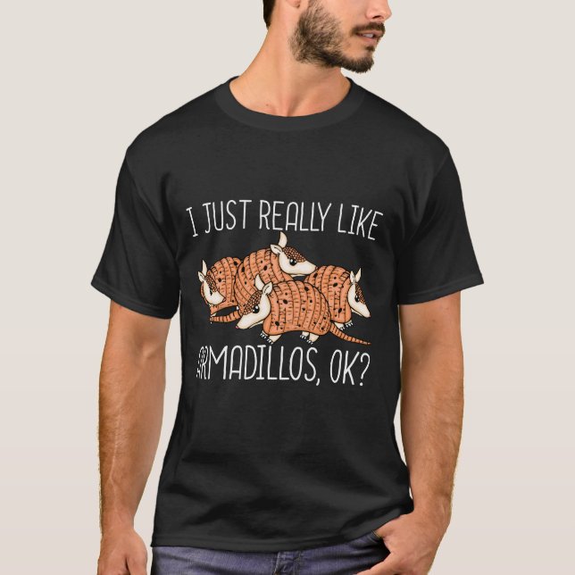Camiseta Armadillo Lover Wildlife Animal Gift Armadillo (Frente)
