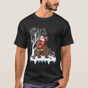 Camiseta Armadillo Lover Xmas Gift Papais noeis Andando Arm