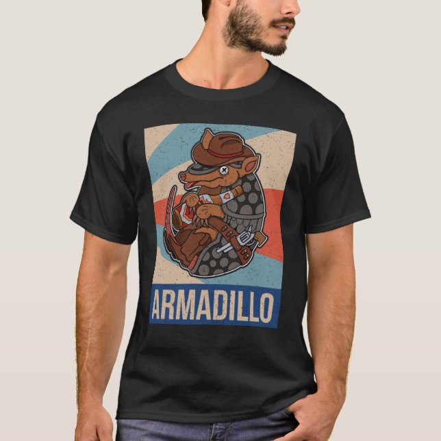 Camiseta Armadillo South America Biology Biologista (Frente)