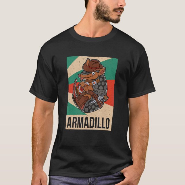 Camiseta Armadillo South America Biology Biologista (Frente)