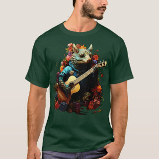 Camiseta Armadillo Tocando Violão
