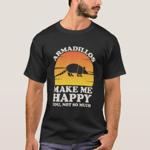 Camiseta Armadillos Me Fazem Feliz Armadillo Roupas Armadil