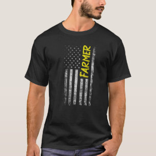 Camiseta Armador de Bandeiras Americanas Trator