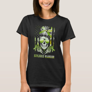 Camiseta Armador do Caveira Americano Scoliose Sensibilizaç