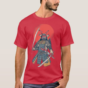 Camiseta Armador guerreiro guerreiro japonês Samurai