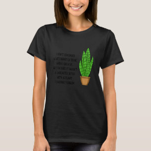 Camiseta Armador Sarcástico para jardinagem do trevo