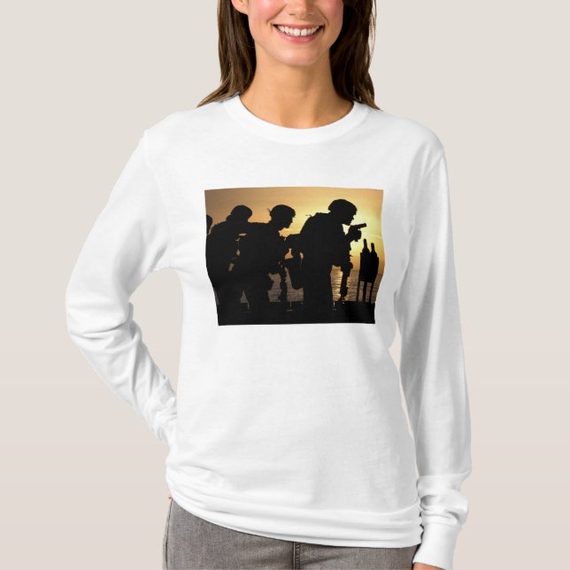 Camiseta Armadores de fuzileiros navais disparam 9mm (Frente)