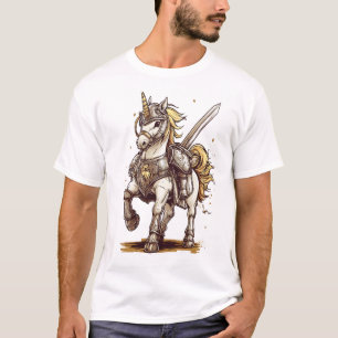Camiseta Armadura de Cavaleiro Unicórnio (1)