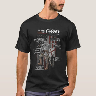 Camiseta Armadura de Deus Ephesianos Bíblia Verso Legal Rel