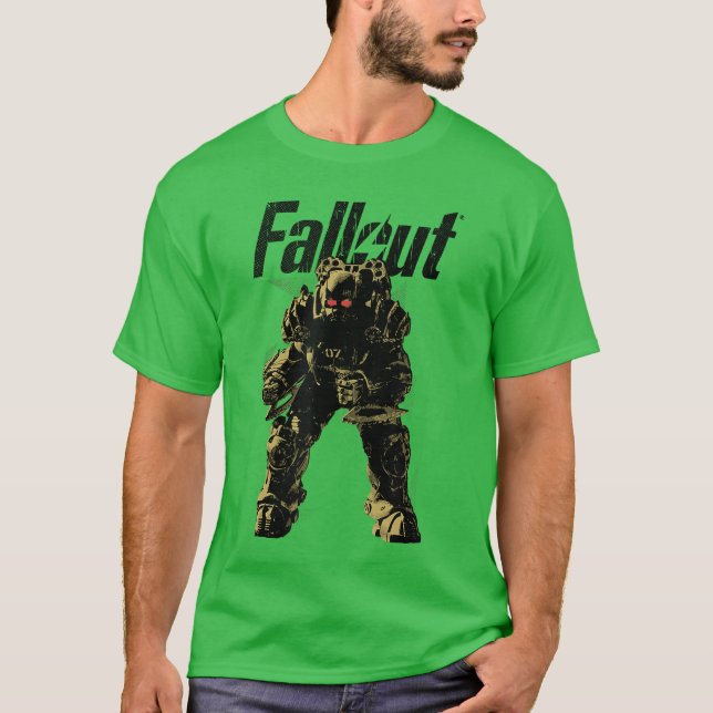Camiseta Armadura de Força Fallout (Frente)