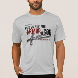 CAMISETA ARMADURA DO T-SHIRT DO DEUS