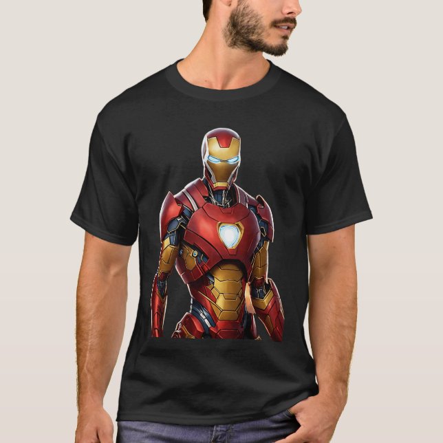 Camiseta Armadura Stark Tech (Frente)