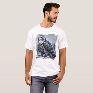 Camiseta Armadura Tribal Falcão da Neve • Conceito de Guard