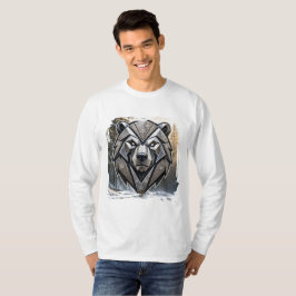 Camiseta Armadura Tribal Urso de Neve • Arte de Força Inver