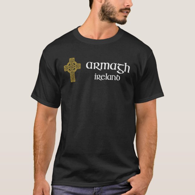 Camiseta Armagh Celtic Cross Northern Ireland Souvenir (Frente)