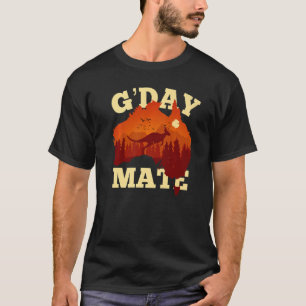 Camiseta Armário australiano do G-Day da Austrália Bandeira