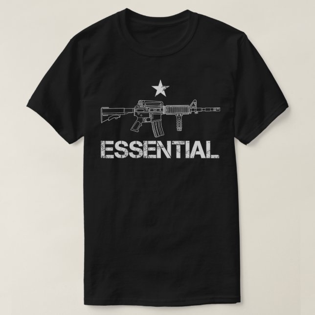 Camiseta Armas Arma de Fogo de Arma AR15 (Frente do Design)