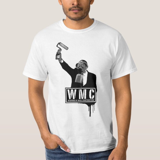 Camiseta Armas da construção maciça (Frente)