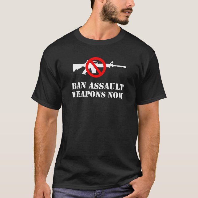 Camiseta Armas de assalto da proibição (Frente)